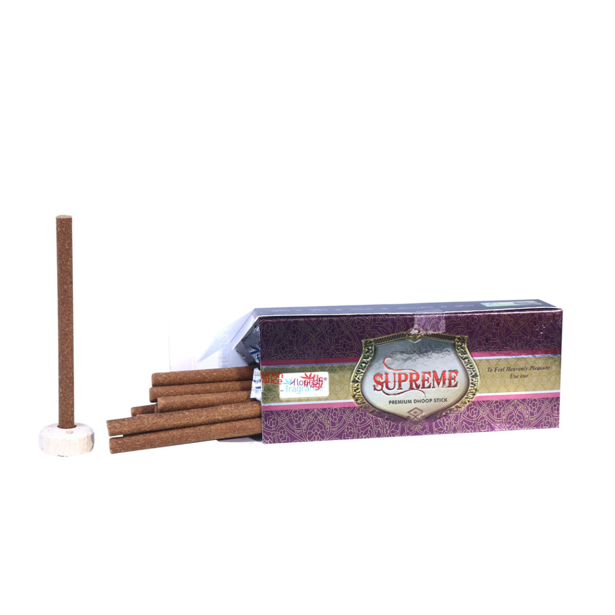 عود دست ساز طبیعی  هندی Supreme برندFlourish Fragrance - Image 2