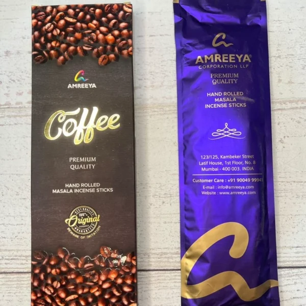 عود دست ساز طبیعی قهوه یا کافی آمریا (Coffee Amreeya)