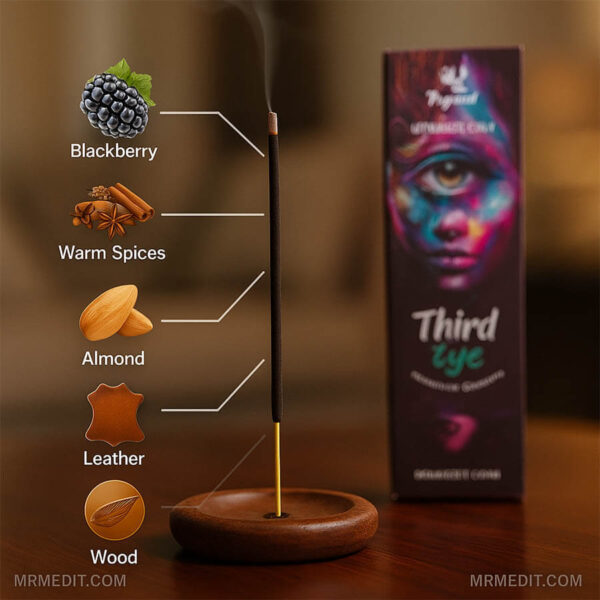 عود دست ساز طبیعی  هندی Third Eye(پگیمل)