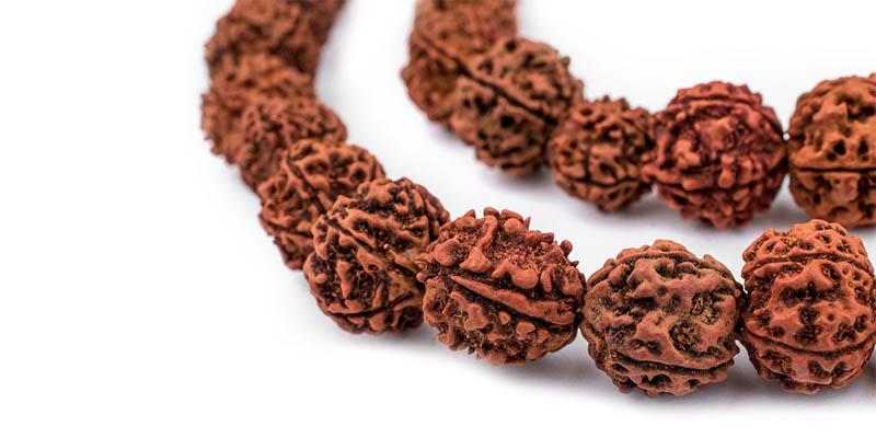 p109_101a رودراکشا 108 عددی بدون حنا - Image 1